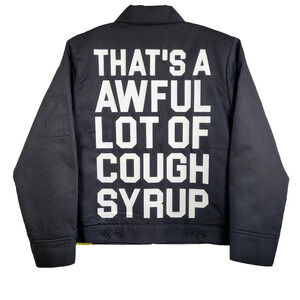 That's A Awful Lot of Cough Syrup Dickies NWT Insulated M Zipup Black Desto Dubb